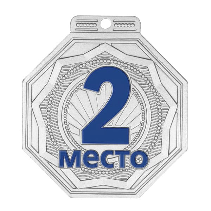 102-S  медаль серебро 70 мм