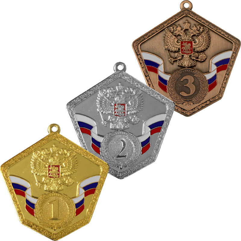 Синглинка комплект медалей 50 мм