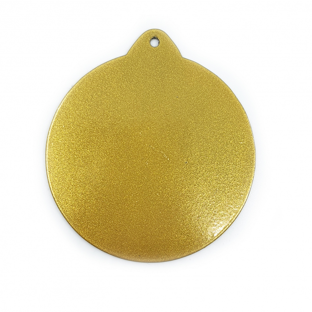 Медаль с УФ печатью Круглая золото односторонняя